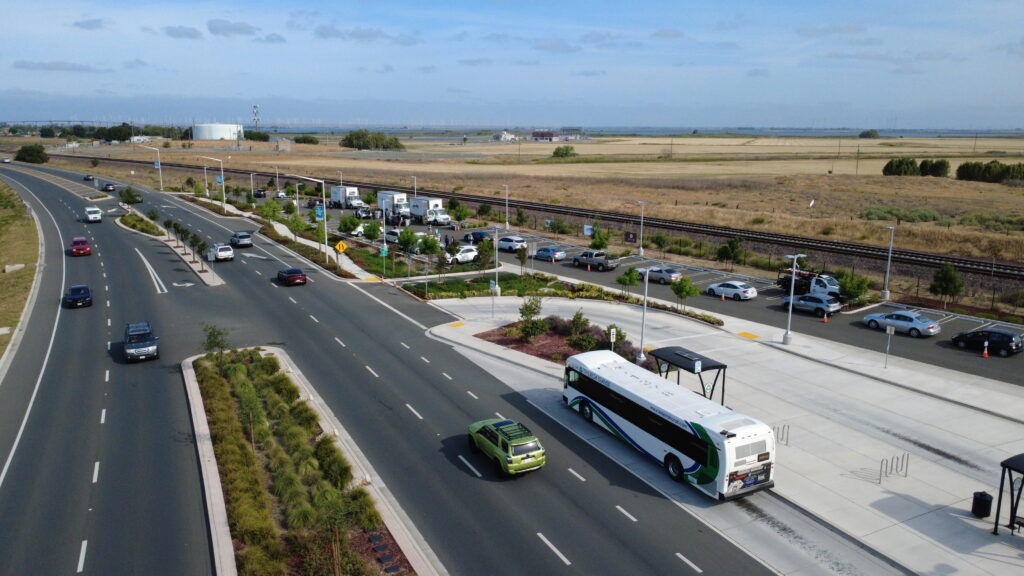 Drone view from bus side Shred It 2025 Drone view from bus side Shred It 2025