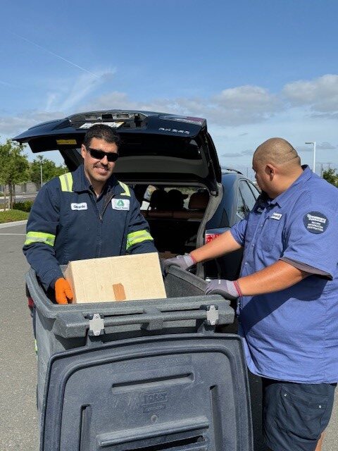 Gerardo shredding Shred It 2025 facilities helping shred at shred it 2025