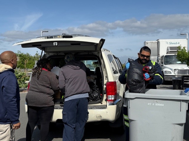 shredding with roy facilities 2 - unloading car Shred it 2025
