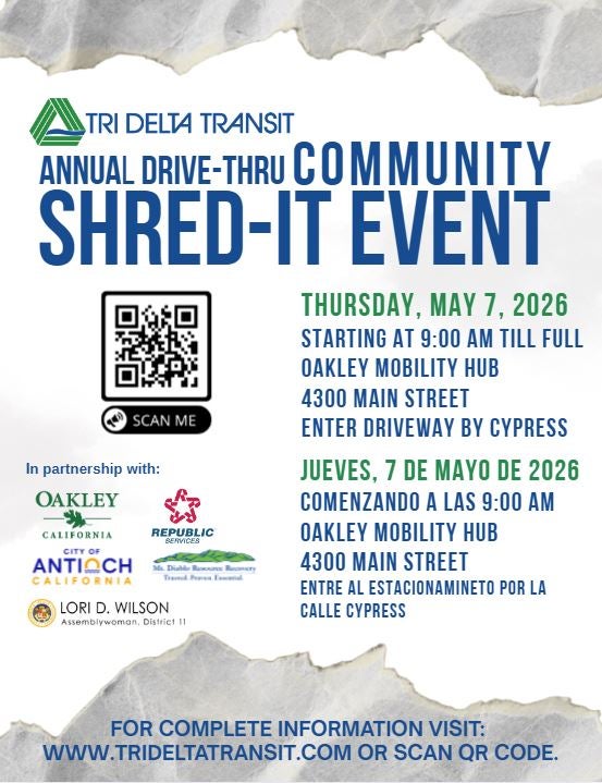 Graphic stating the title, date and time of the event in English and Spanish plus the sponsor logos.