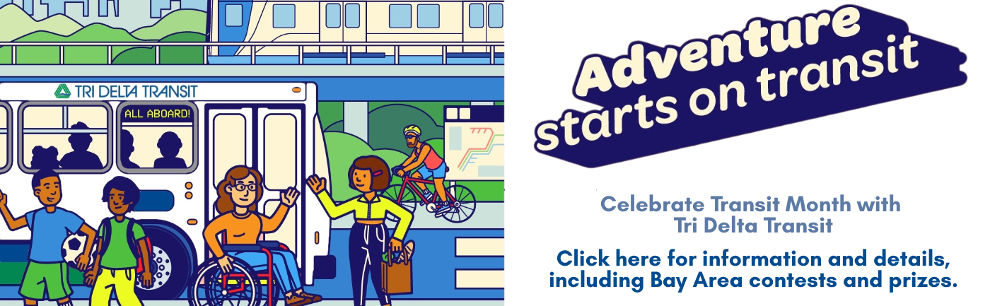 all aboard transit month graphic